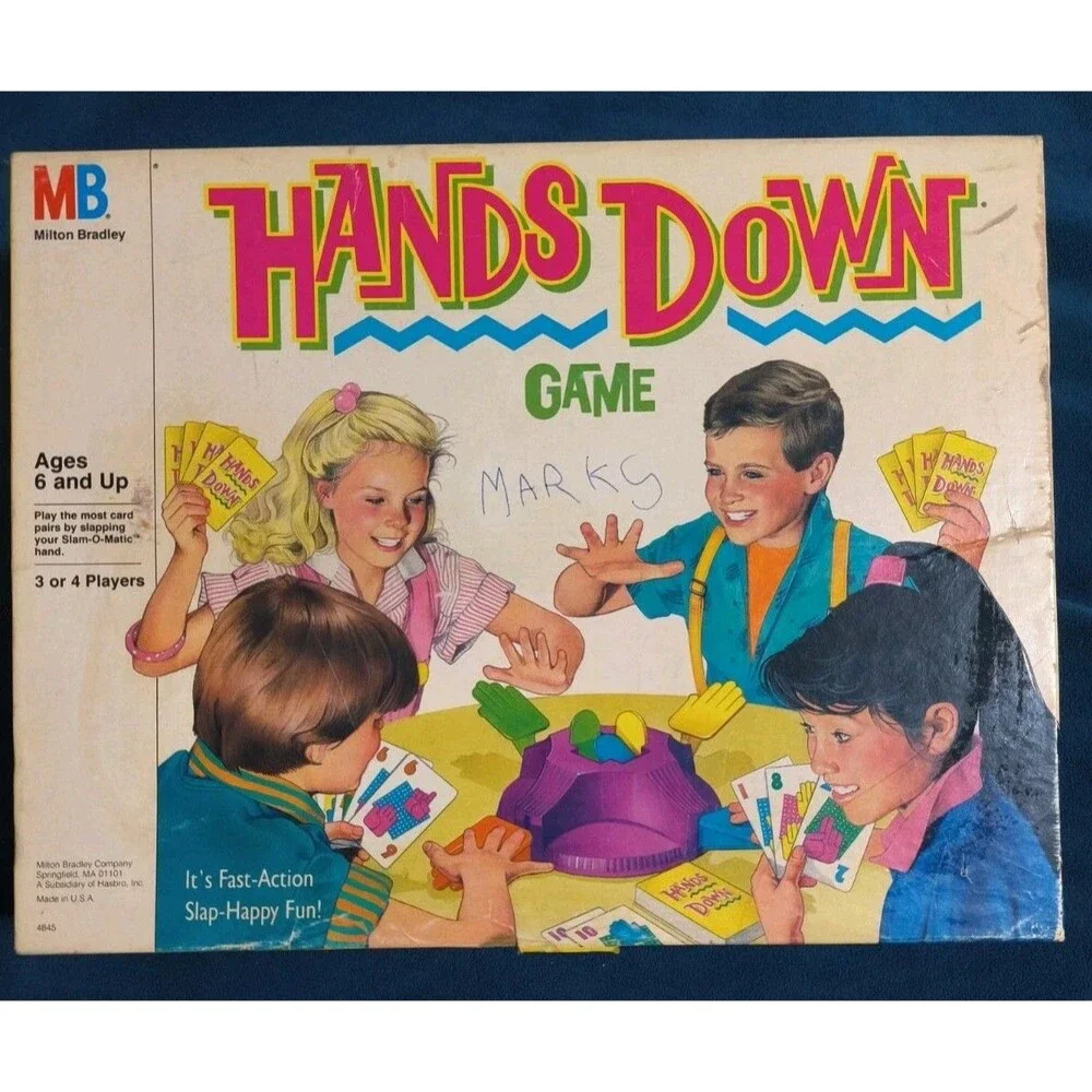 1978 HANDS DOWN Game Milton Bradley 100% Complete